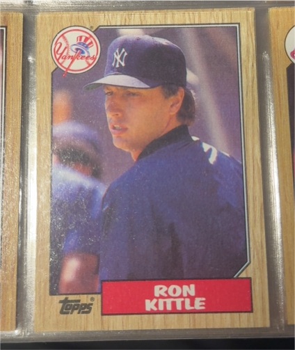 1987 Topps #584 Ron Kittle — front