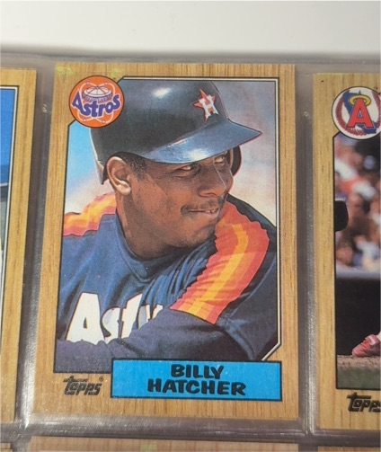 1987 Topps #578 Billy Hatcher Houston Astros — front
