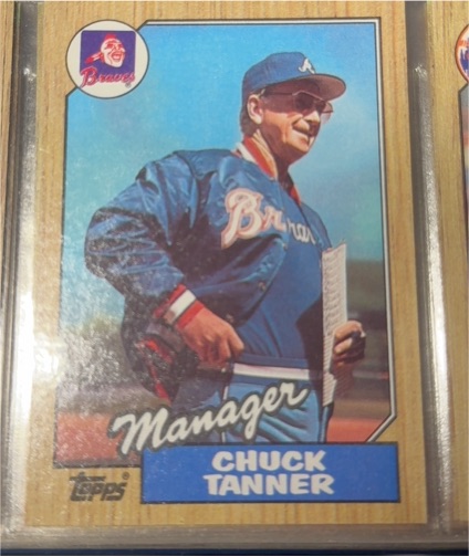 1987 Topps #593 Chuck Tanner — front