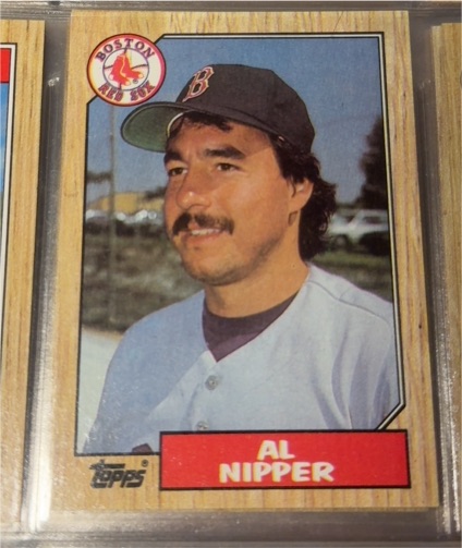 1987 Topps #617 Al Nipper — front