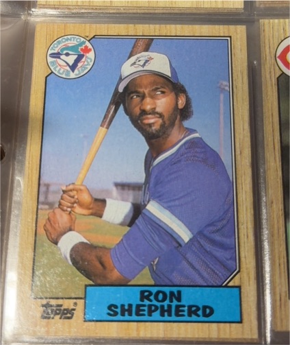 1987 Topps #643 Ron Shepherd — front
