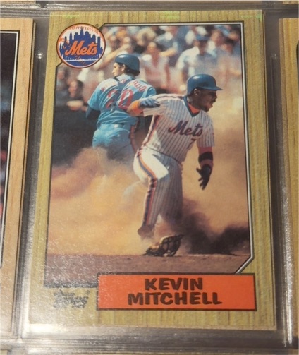 1987 Topps #653 Kevin Mitchell — front