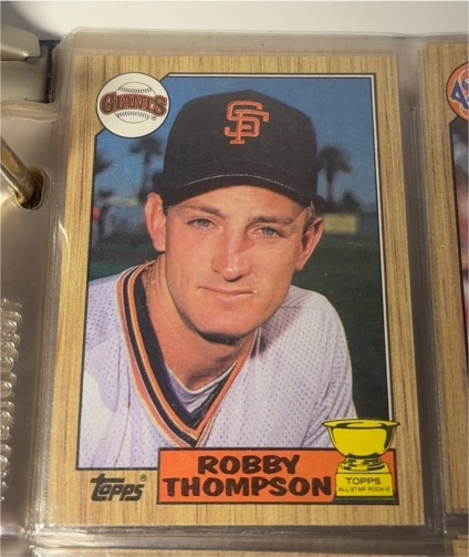 1987 Topps #658 Robby Thompson — front