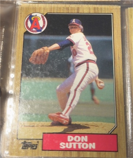 1987 Topps #673 Don Sutton — front