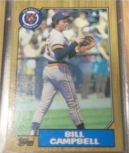 1987 Topps #674 Bill Campbell — front
