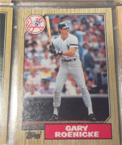 1987 Topps #683 Gary Roenicke New York Yankees — front