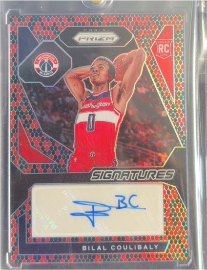 2023-24 Panini Prizm Signatures #RSI-BIL Bilal Coulibaly — front