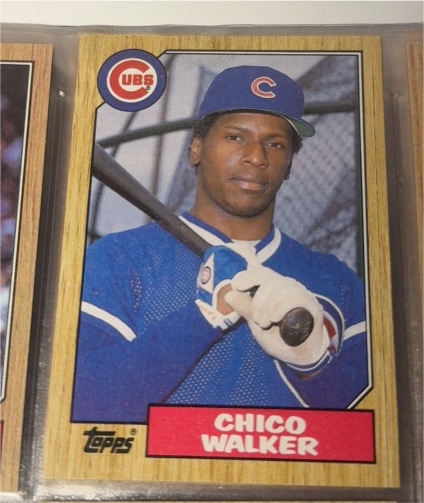 1987 Topps #695 Chico Walker — front