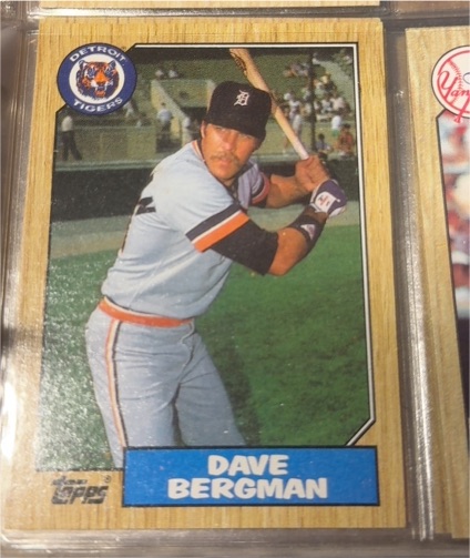 1987 Topps #700 Dave Bergman — front