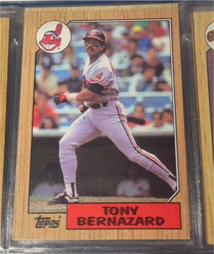 1987 Topps #758 Tony Bernazard — front