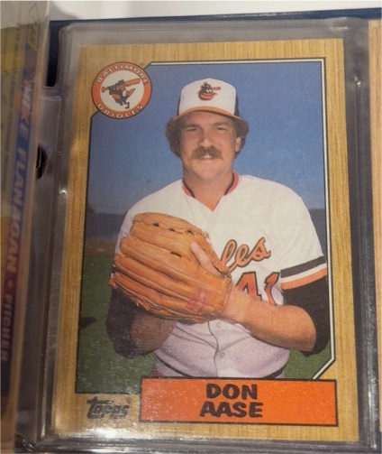 1987 Topps #766 Don Aase — front