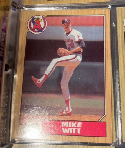 1987 Topps #760 Mike Witt — front