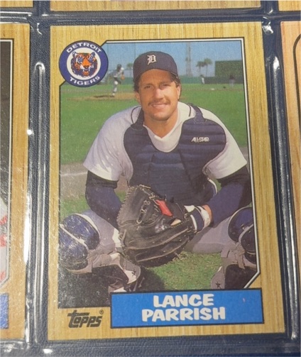 1987 Topps #791 Lance Parrish — front