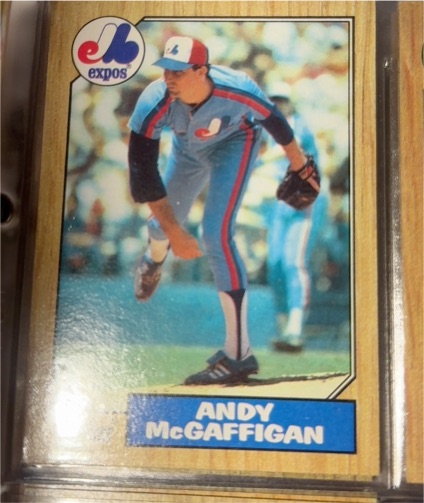 1987 Topps #742 Andy McGaffigan — front