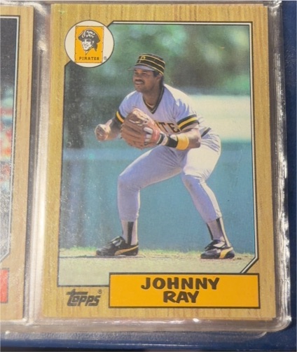 1987 Topps #747 Johnny Ray — front