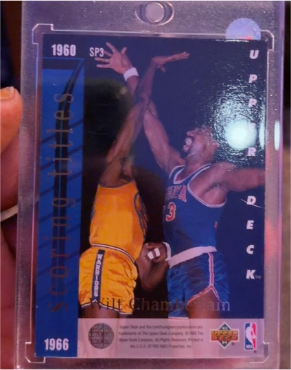1993-94 Upper Deck Seven Straight #SP3 Michael Jordan / Wilt Chamberlain — front