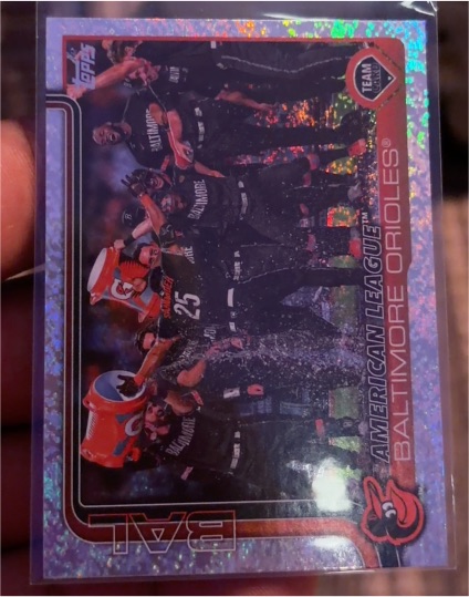 2025 Topps Series 1 #170 Baltimore Orioles Team Card — front