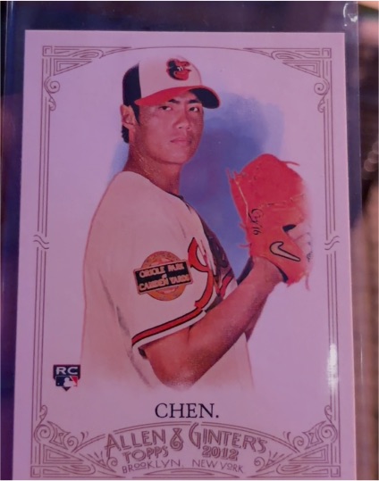 2012 Topps Allen & Ginter #178 Wei-Yin Chen — front