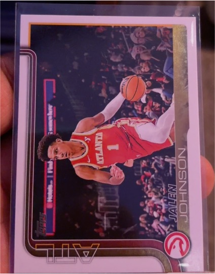 2025-26 Topps Basketball #65 Jalen Johnson — front