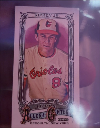 2025 Topps Allen & Ginter #26 Cal Ripken Jr. — front