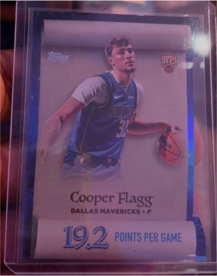 2025 Topps Blue Die Cut #ML-1 Cooper Flagg — front