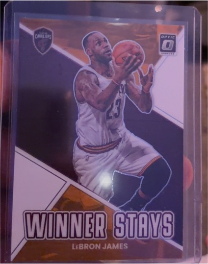 2022-23 Panini Donruss Optic #2 LeBron James Winner Stays — front