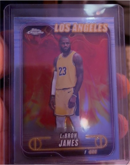 2024-25 Topps Chrome #22 LeBron James — front