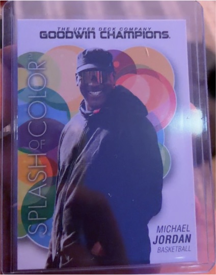 2023 Upper Deck Goodwin Champions #101 Michael Jordan Splash of Color — front