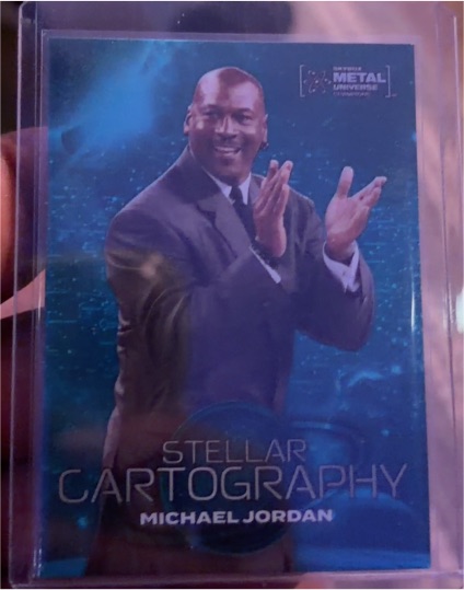 2024 Skybox Metal Universe Champions #101 Michael Jordan Stellar Cartography — front