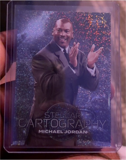 2024 Skybox Metal Universe #101 Michael Jordan Stellar Cartography — front