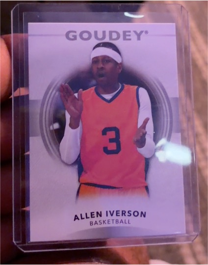 2022 Upper Deck Goodwin Champions Goudey #G40 Allen Iverson — front