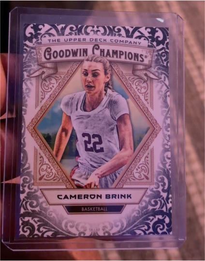 2025 Upper Deck Goodwin Champions #22 Cameron Brink — front