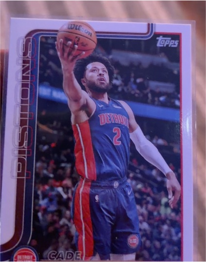 2025-26 Topps #40 Cade Cunningham — front