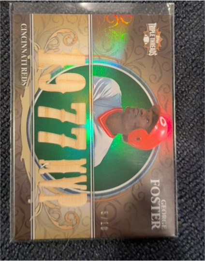 2013 Topps Triple Threads #TTR-GF3 George Foster — front