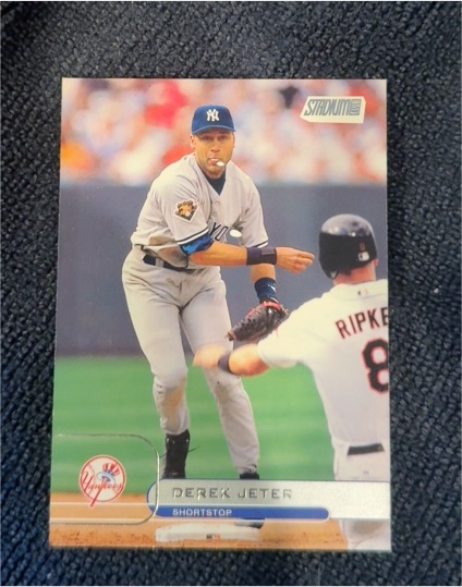 2001 Topps Stadium Club #2 Derek Jeter — front