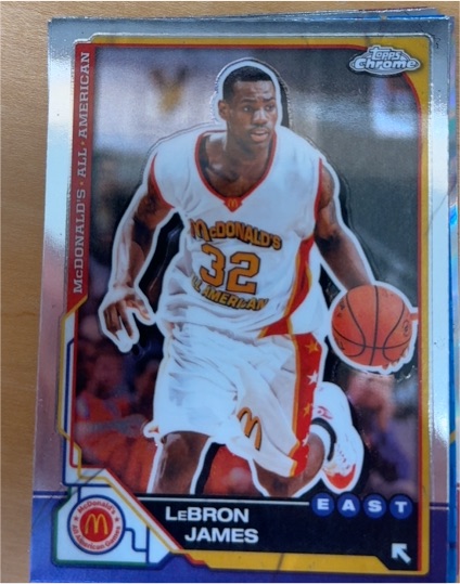 2025 Topps Chrome McDonald's All American #98 LeBron James East — front