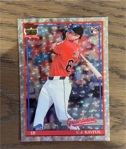 2026 Topps Series 1 #T91-90 C.J. Kayfus — front