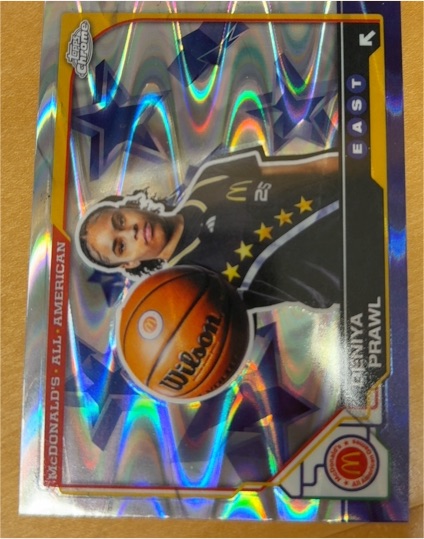 2025 Topps Chrome McDonald's All American #18 Deniya Prawl — front