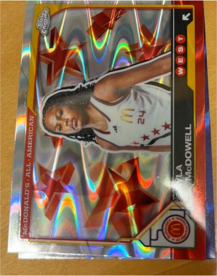 2025 Topps Chrome McDonald's All American #70 Ayla McDowell — front
