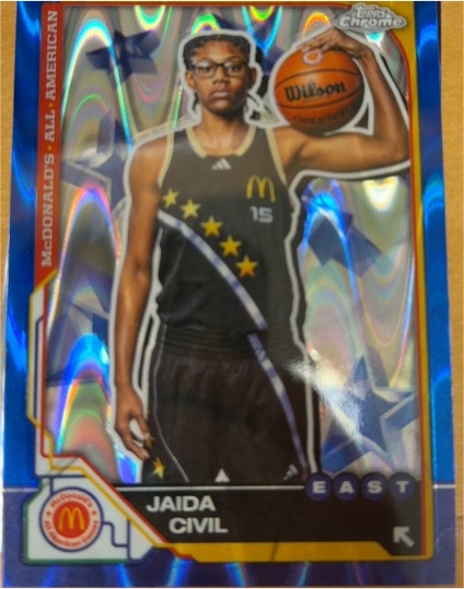 2025 Topps Chrome McDonald's All American #20 Jaida Civil — front