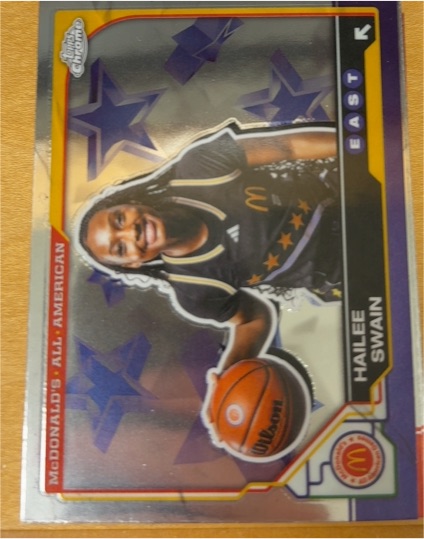 2025 Topps Chrome McDonald's All American #19 Hailee Swain — front
