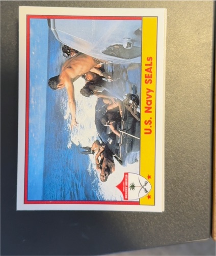 1991 Pacific Operation Desert Shield #61 U.S. Navy SEALs — front
