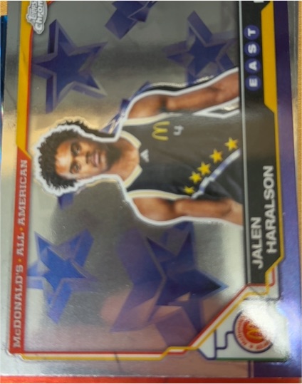 2025 Topps Chrome McDonald's All American #42 Jalen Haralson, East — front
