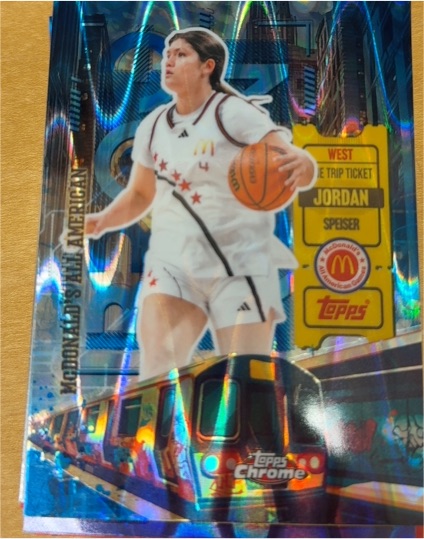 2025 Topps Chrome McDonald's #HR-37 Jordan Speiser — front
