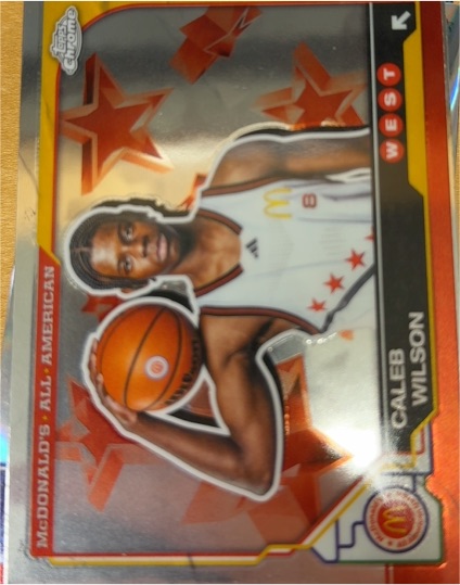 2025 Topps Chrome McDonald's All American #48 Caleb Wilson — front