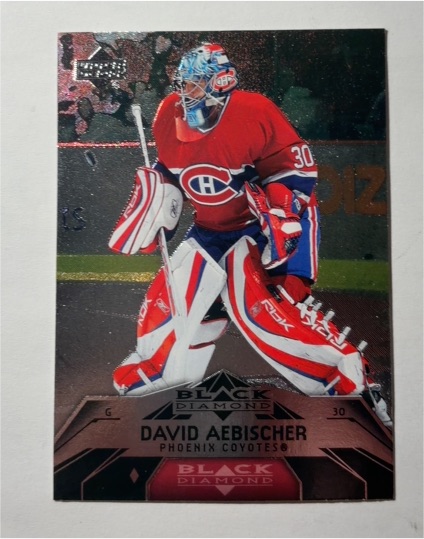 2007-08 Upper Deck Black Diamond #30 David Aebischer — front