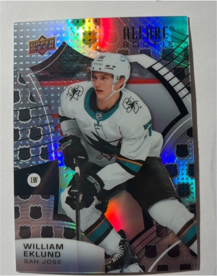 2021-22 Upper Deck Allure #102 William Eklund — front