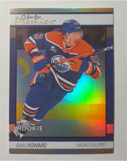 2025-26 O-Pee-Chee Premier #P-97 Isaac Howard — front