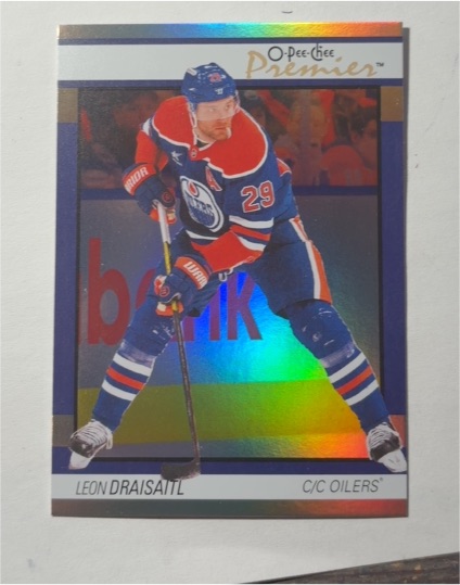 2025-26 O-Pee-Chee Premier #P-16 Leon Draisaitl — front