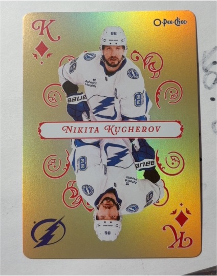 2025-26 O-Pee-Chee #King of Diamonds Nikita Kucherov — front